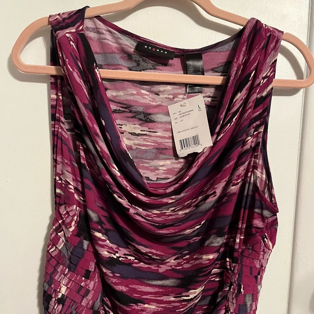 NEW AXCESS SLEEVELESS DRESS SZ L - Picture 5 of 6